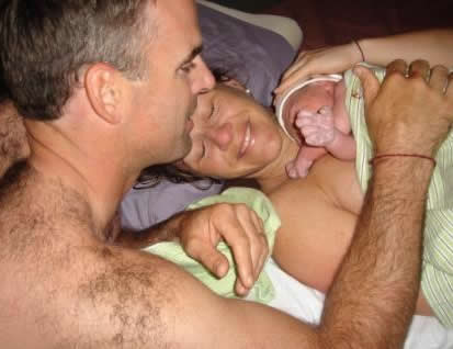 Caleb just born